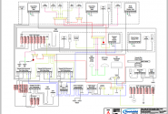 A Goodchild Marine wiring diagram for an electrical system.