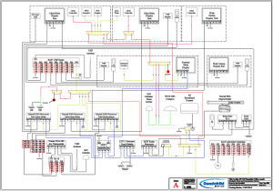 A Goodchild Marine wiring diagram for an electrical system.