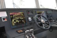 Goodchild Marine produces black steering wheels.