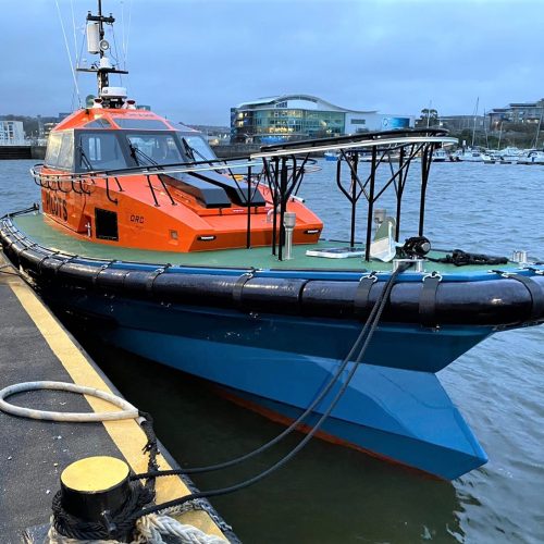 STAMFORD alongside in her new home Plymouth, shortly after arriving on Thursday 17th December 2020.