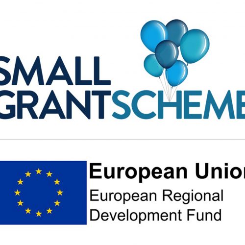 Goodchild Marine small grants scheme logo with balloons.